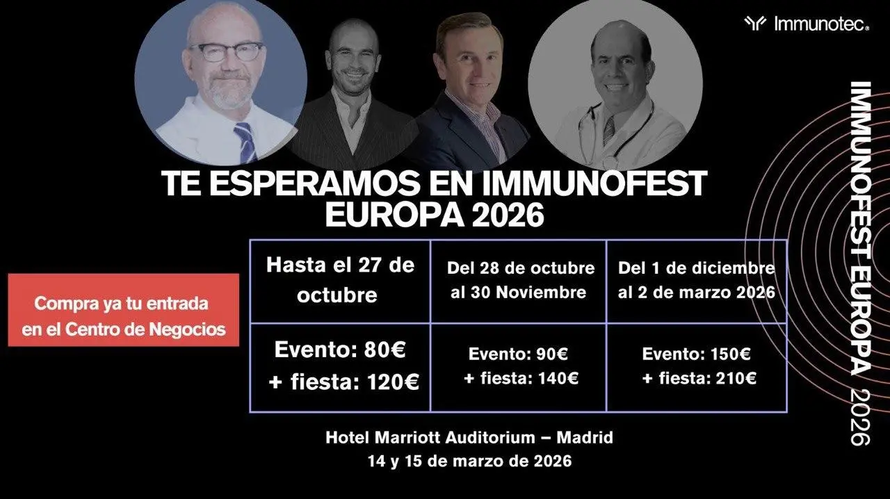 ImmunoFest Europa 2026: dos días para celebrar, aprender y mirar al futuro